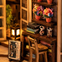 HANTANG STYLE Light-Up Miniature House Kit | Lantern Street DIY Book Nook