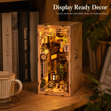 HANTANG STYLE Light-Up Miniature House Kit | Lantern Street DIY Book Nook