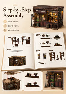 Corner Bistro DIY Miniature House Kit