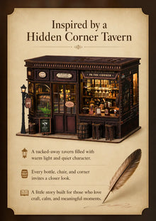 Corner Bistro DIY Miniature House Kit