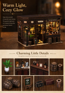 Corner Bistro DIY Miniature House Kit