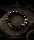 Dark Ember Bracelet — Spiritual Grounding Stone Bracelet HANTANG STYLE