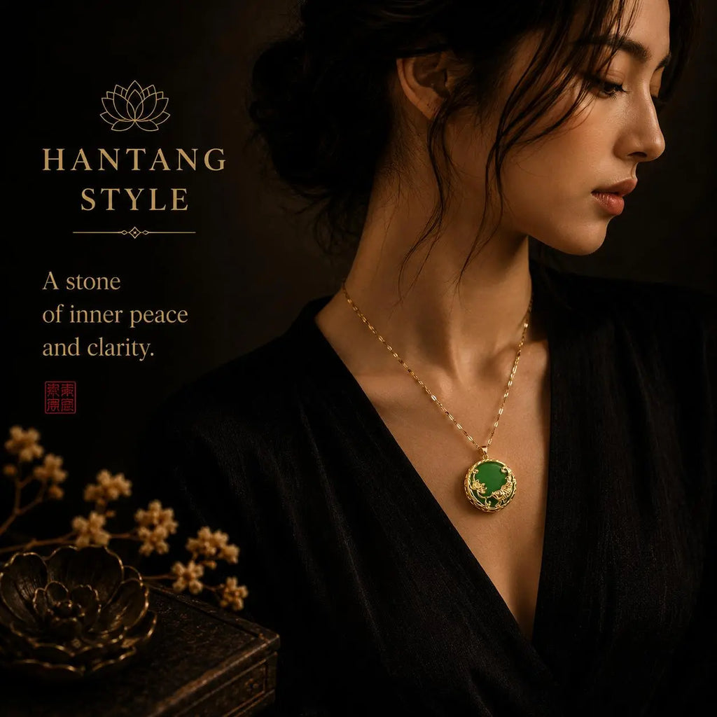 Zen Ritual Pendant – Handcrafted Oriental Necklace for Mindful Living HanTang Studio