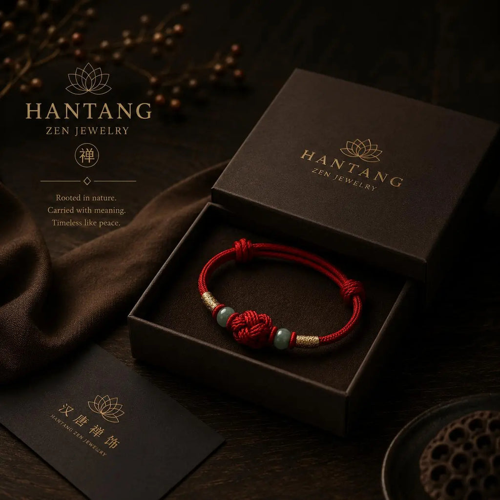 Red Fate Knot Bracelet — Eastern Spiritual Protection Jewelry HANTANG STYLE