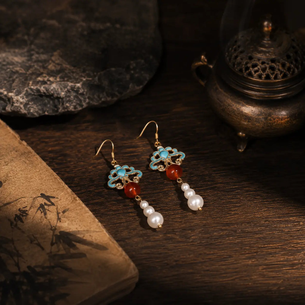 Palace Pearl Lantern Earrings