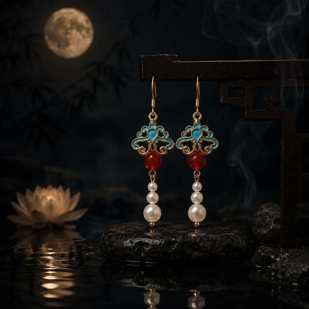Palace Pearl Lantern Earrings
