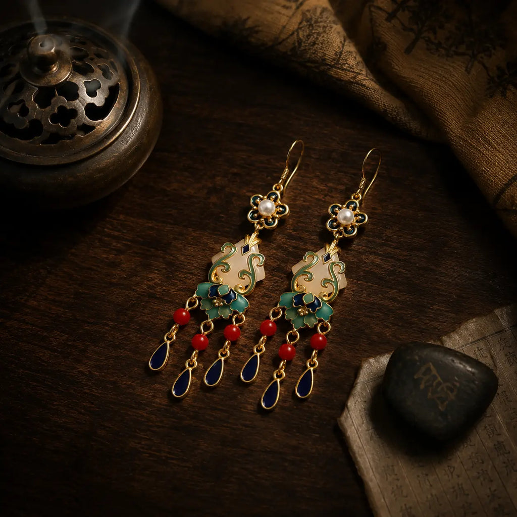 Imperial Lantern Court Earrings