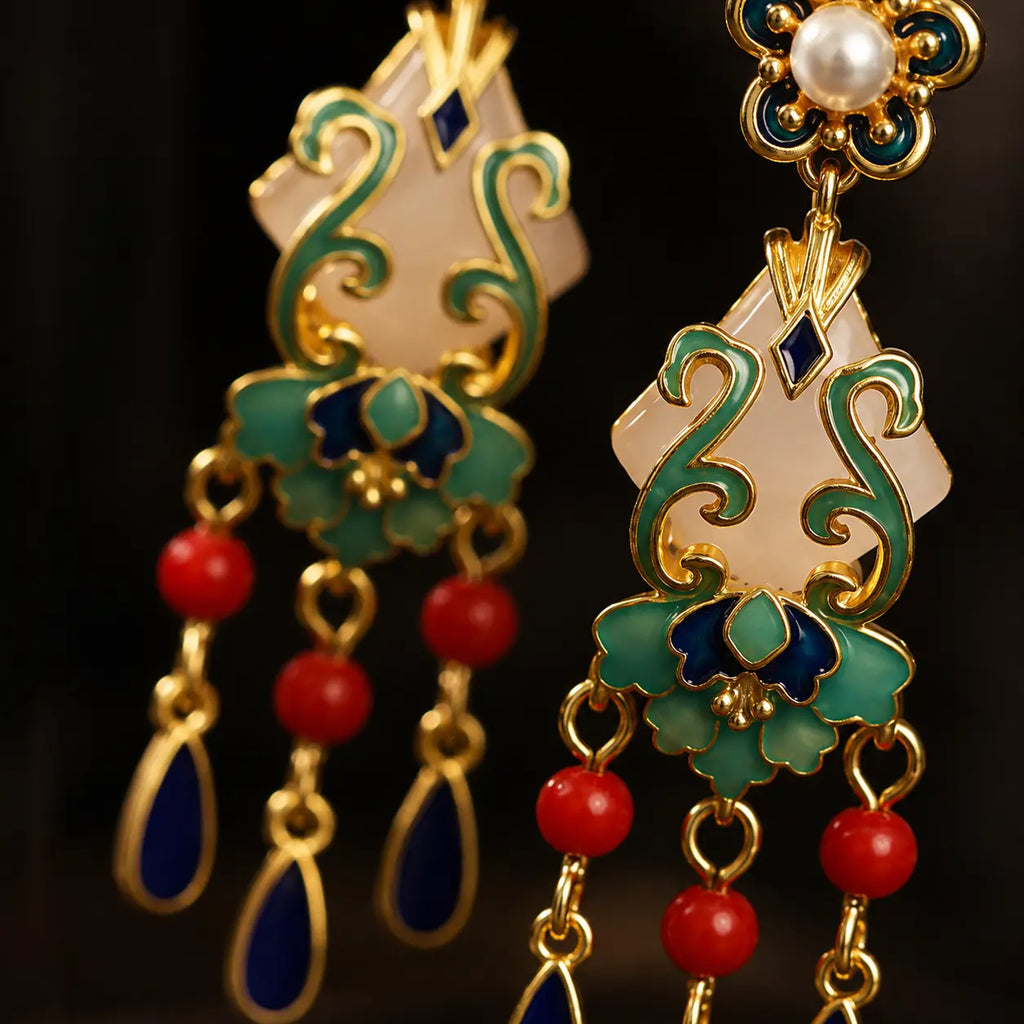 Imperial Lantern Court Earrings