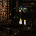 Imperial Jade Lotus Earrings