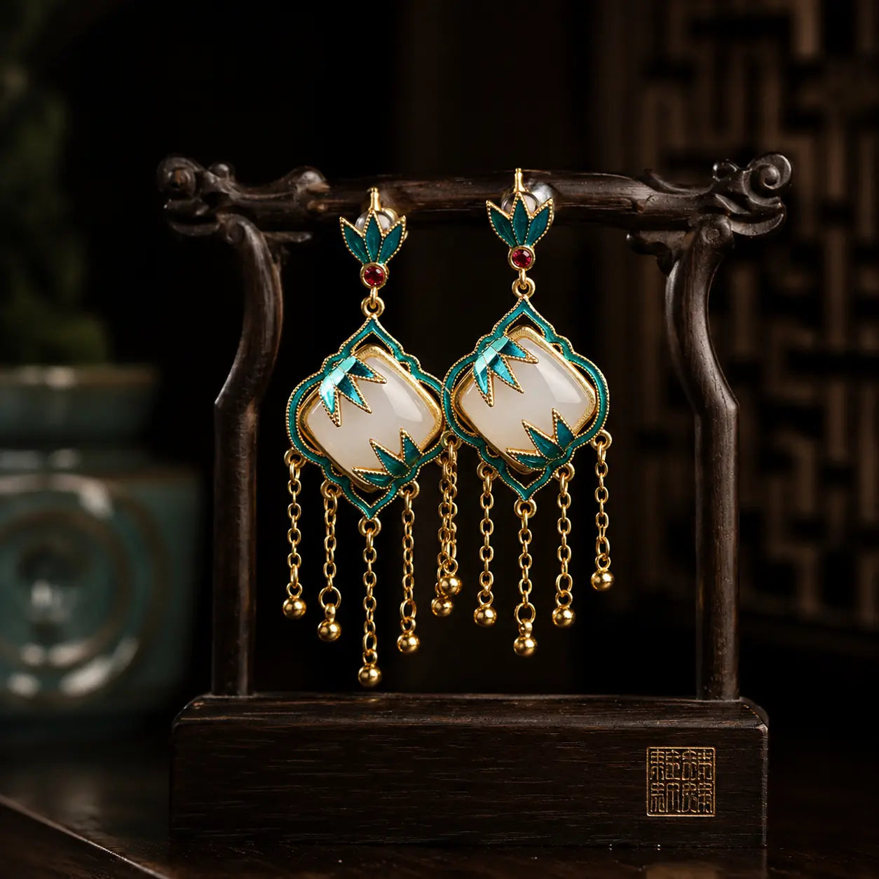 Lantern Bloom Palace Earrings