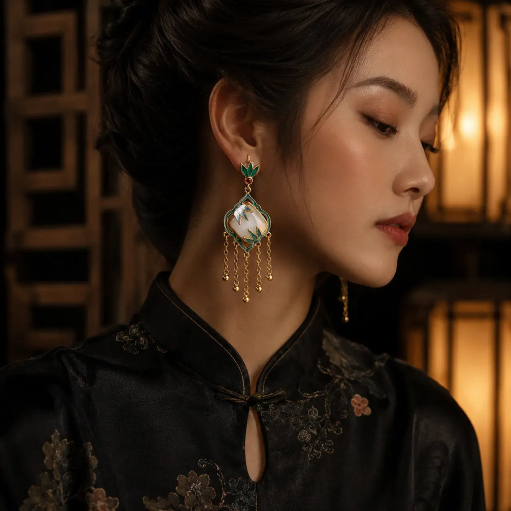 Lantern Bloom Palace Earrings
