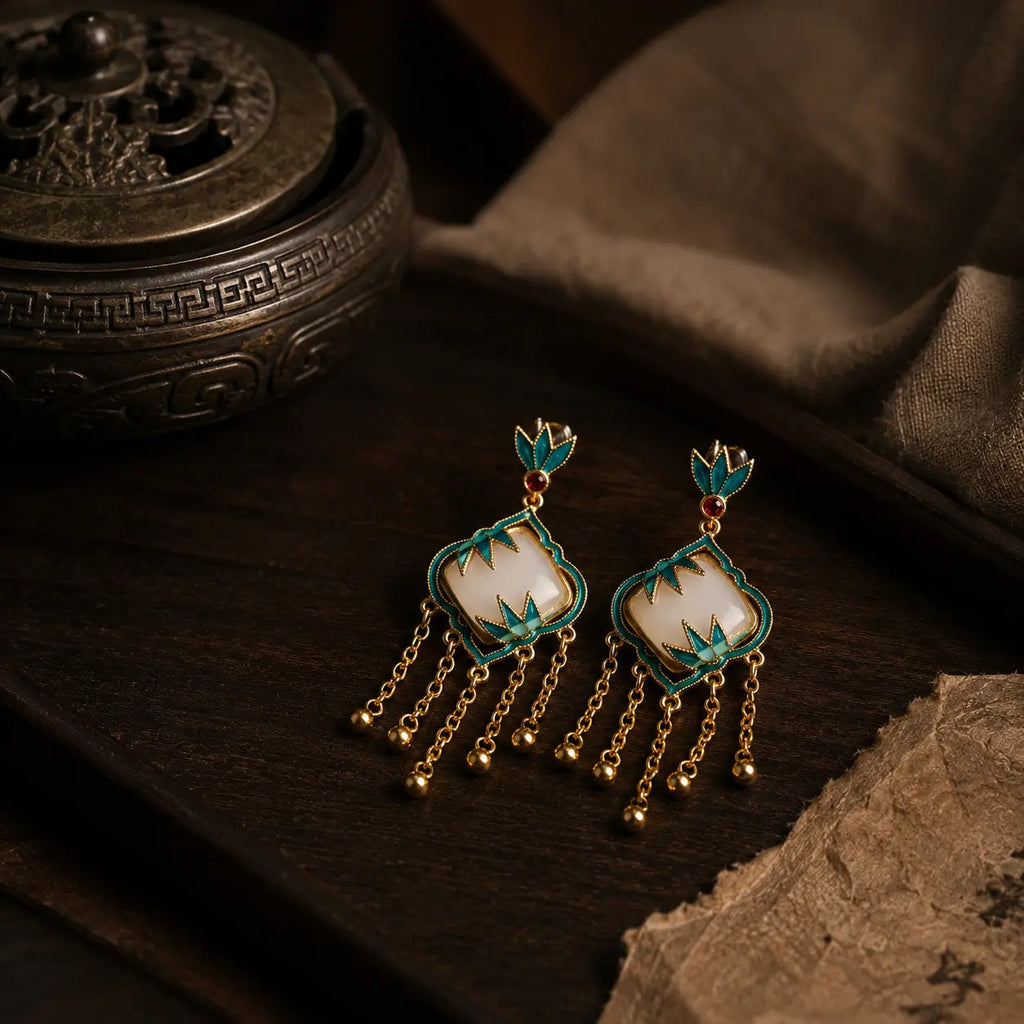 Lantern Bloom Palace Earrings