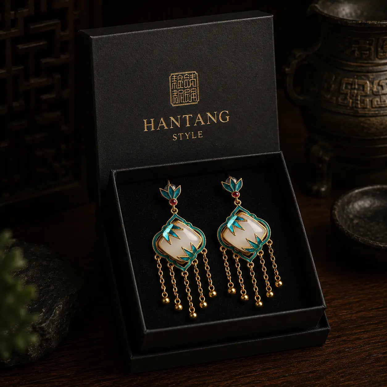 Lantern Bloom Palace Earrings