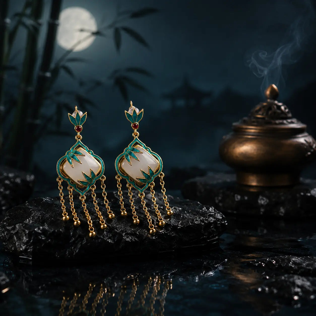 Lantern Bloom Palace Earrings
