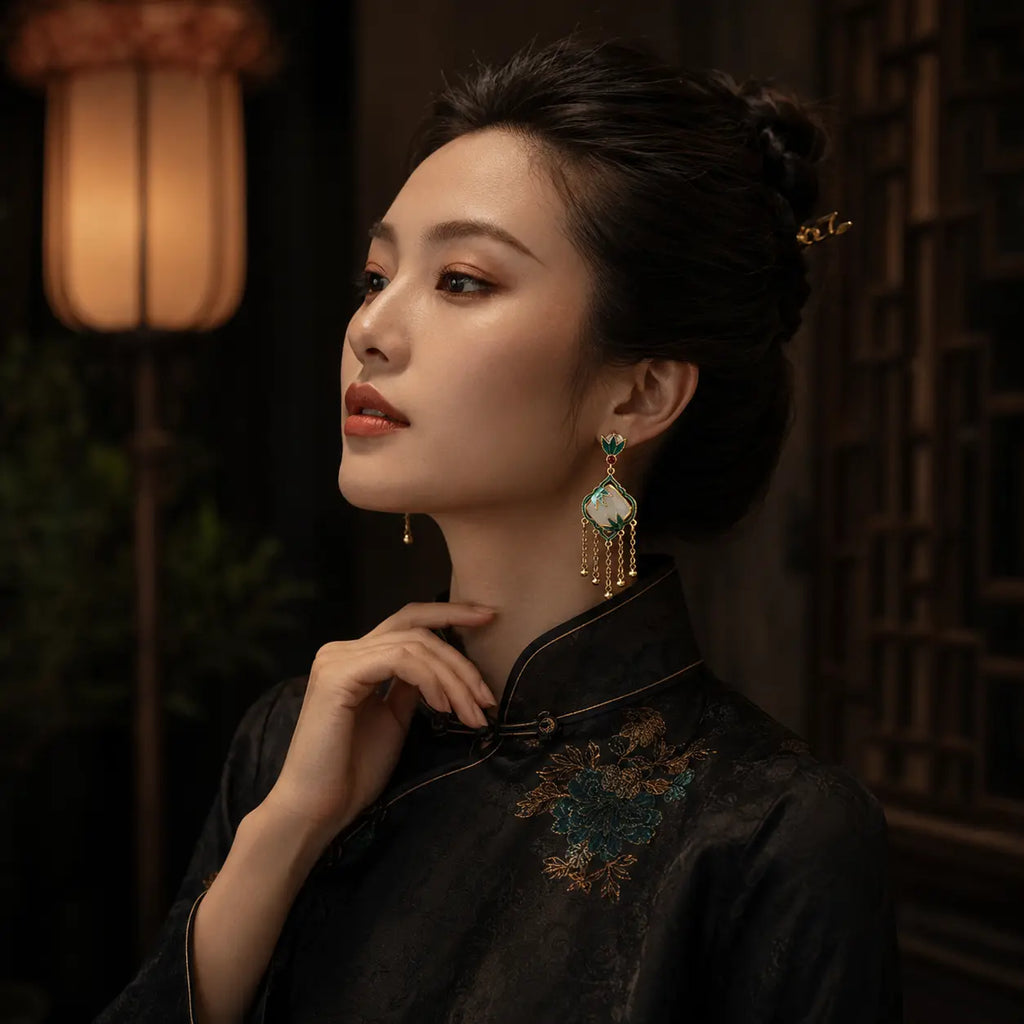 Lantern Bloom Palace Earrings