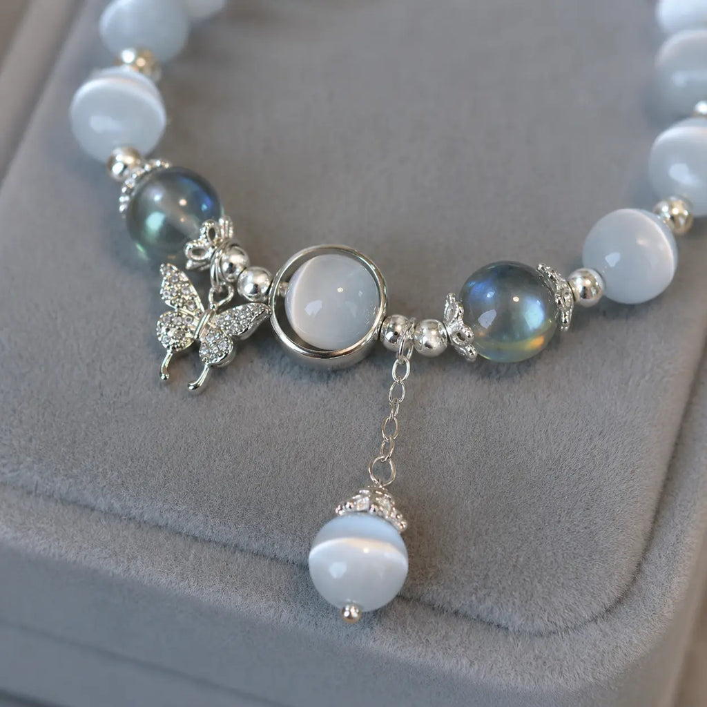 Moon Butterfly Jade Bracelet