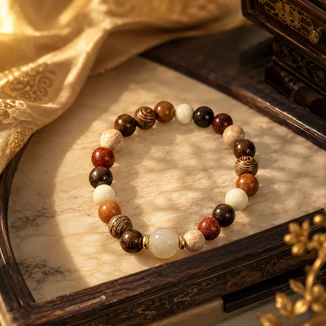 Earth Harmony Jade-Inspired Bracelet