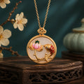 Imperial Lotus Koi Pendant Necklace