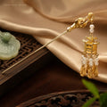 Golden Palace Lantern Pearl Tassel Hairpin
