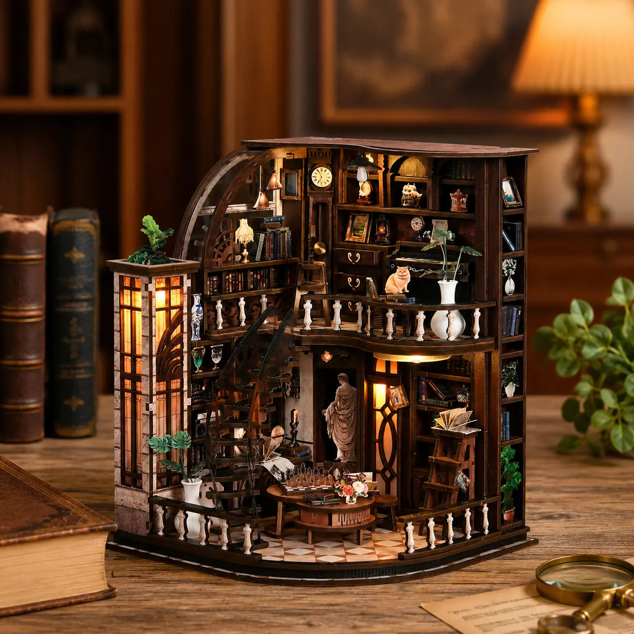 HANTANG STYLE DIY Book Nook Kit | Enchanted Tree Library