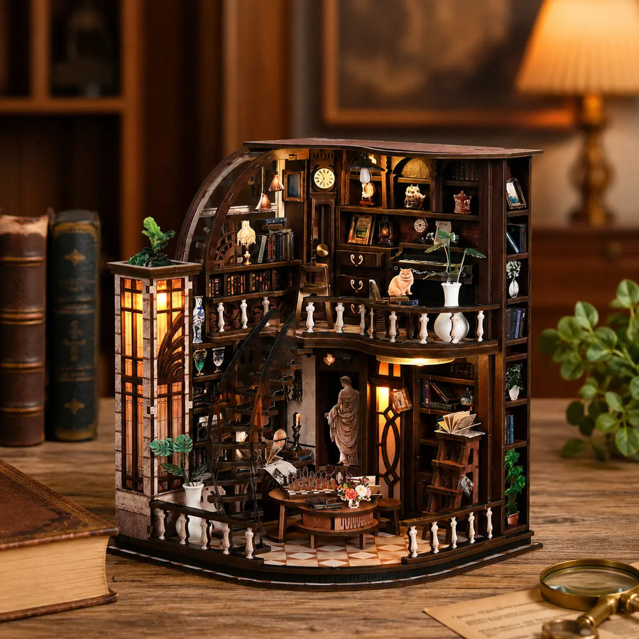 HANTANG STYLE DIY Book Nook Kit | Enchanted Tree Library